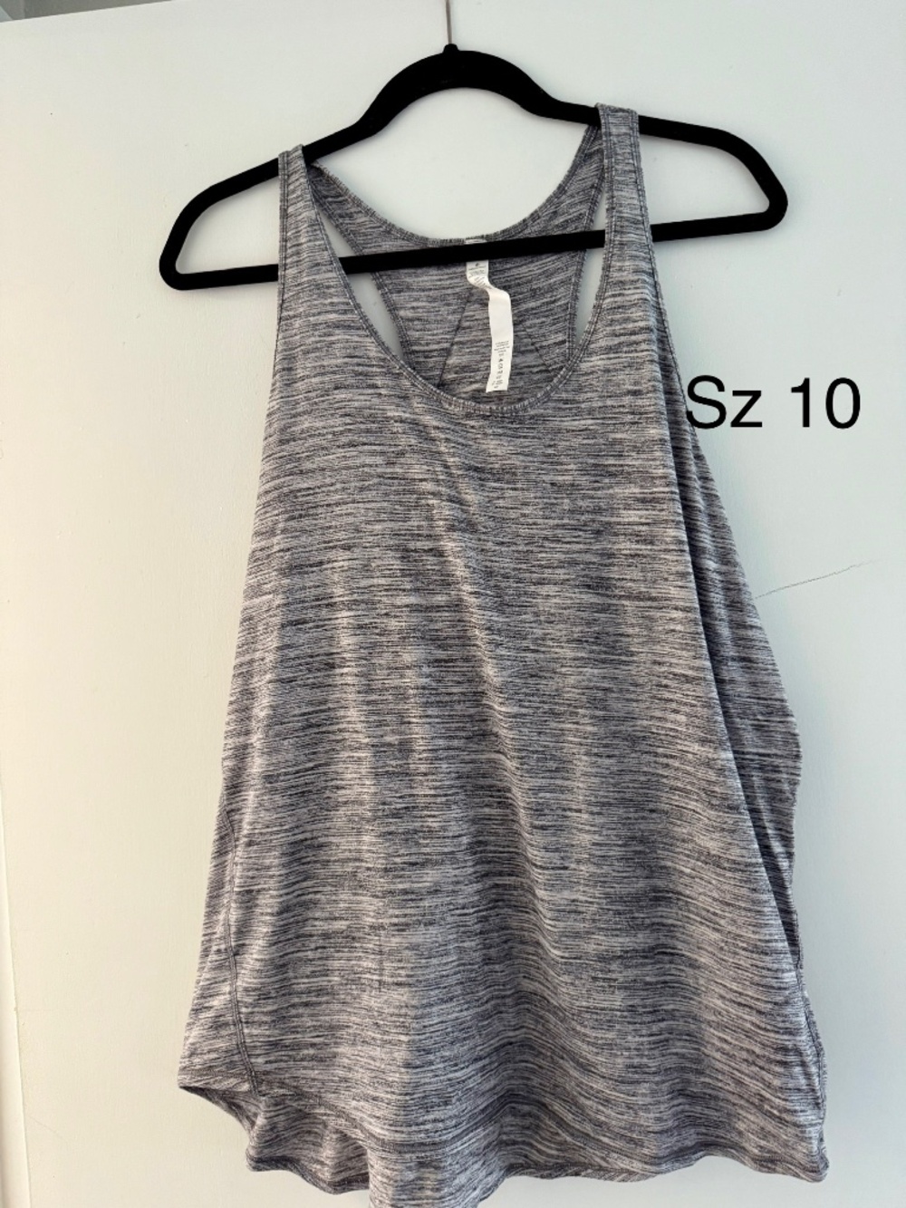 Lululemon Love Racerback Tank Heathered Gray Size 10
